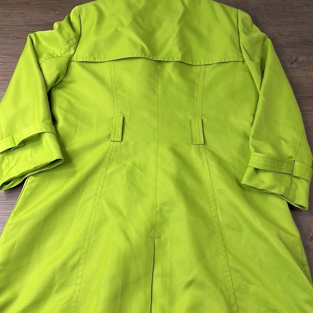 Even Picone Women’s Spring Lime Button Up Jacket, size Large - Picture 12 of 12